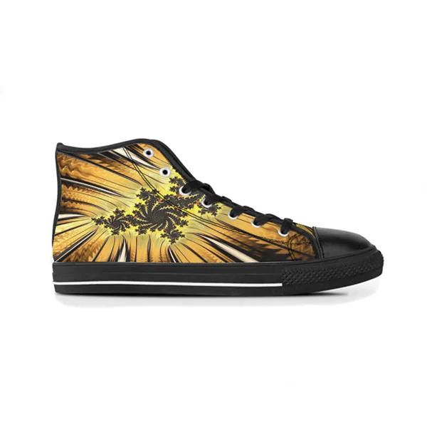 Scarpe personalizzate Drees shoesSneakers Canvas Uomo Donna Moda Nero Arancione Mid Cut Scarpe da esterno moda traspirante Color56370935