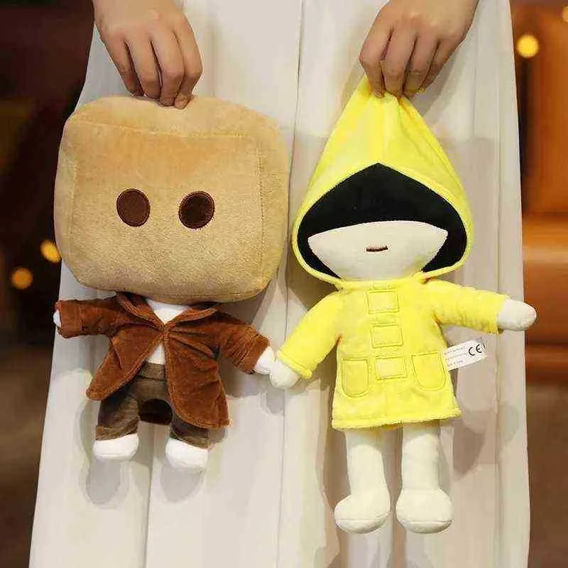 Cute Little Nightmares Plush Toys Six Girl Mono Plush Stuffed Doll Friday Night Funkin For Fans ld Birthday Xmas Gifts J220729