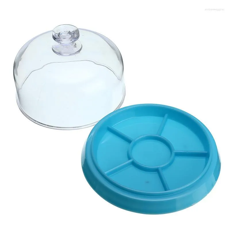 Watch Repair Kits Plastic 6 Slots Dust Sheet Cover With Tray Movement Tool Jewelry Tools Spare Protector Watchmaker