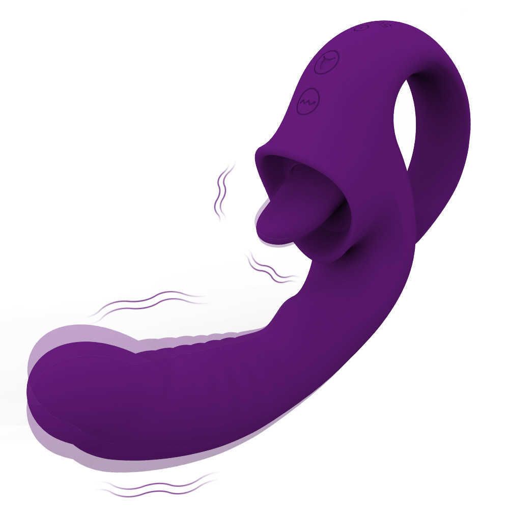 Vibrators 2 In 1 Tong Likken Dildo Vibrator Met Behandelde Clit Licker Vagina G Spot Stimulator Orgasme Sex Speelgoed Vrouwelijke Masturbator 1115 Van 26,13 € DHgate