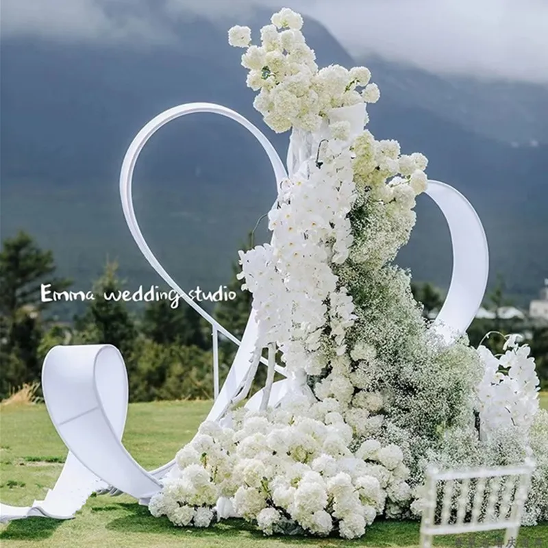 Wedding Decoration Variable Wave Arc Aluminum Plastic Pipe Sunshine Plate For Party Stage Backdrop Ceiling Site Layout