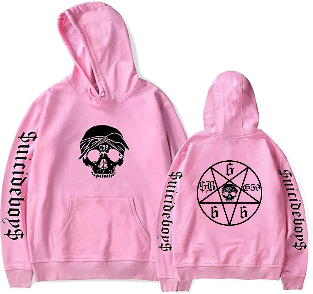 Kpop SuicideBoys G59 Record Merch Unisex Lång ärm Sweatshirt Kvinnor Män hoodie casual stil hiphop -rappare modekläder