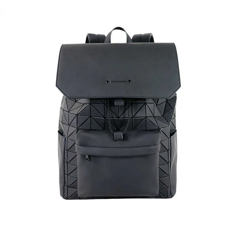 HBP Sackepack Style Japonais TrawStRing Sackepack Saclasse de la mode féminine Géométrique Lingge PU Backpack 221125