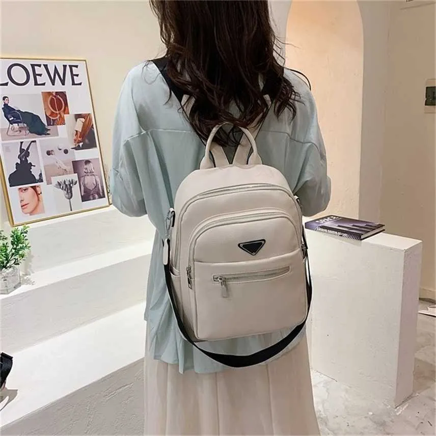 Purse new 2022 Pu backpack anti-theft large capacity leisure travel bag student book