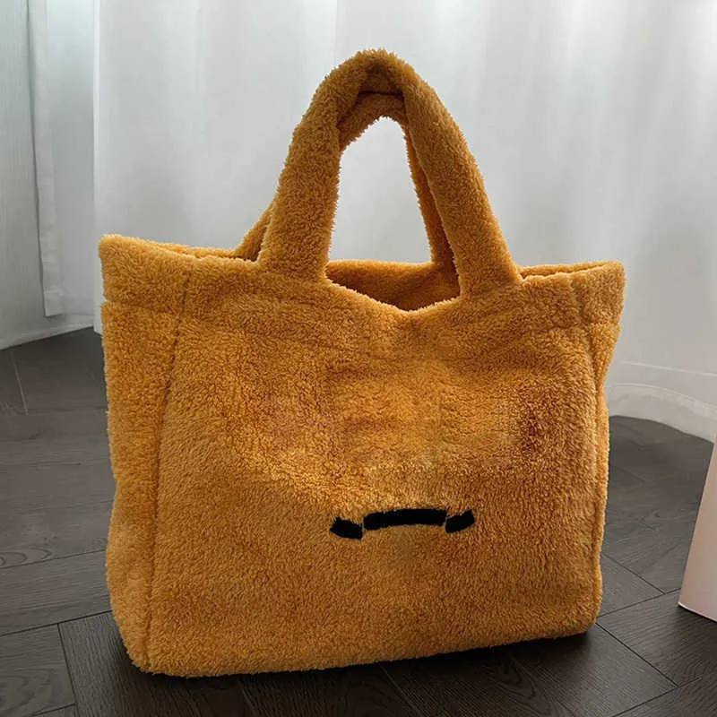 Nowe torby wieczorowe TOTES PRABAG TOTE BAG Zimowy Pluszowy projektant torebek Kobiety Białe zakupy torebka crossbody 220928