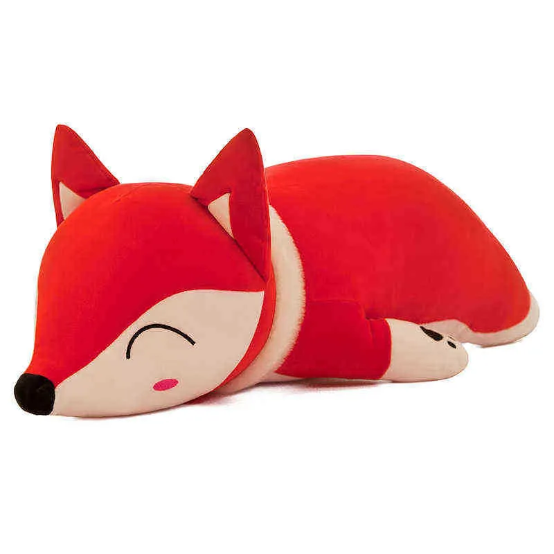 3590см кукол Kawaii Cuddly Toys for Girls Ldren Boys Toy Plush Foxe Foxed Animals Cuddly Doll J220729