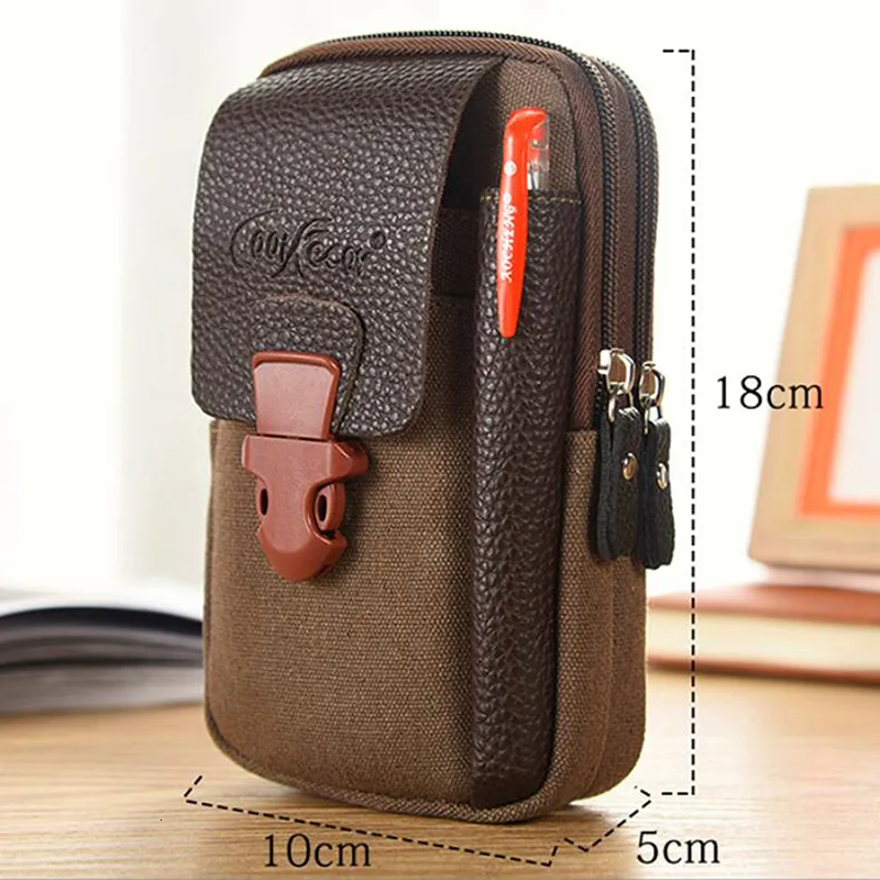 Taille Taschen Männer Mode Tasche Casual Reißverschluss Männliche Packung Kleine Einfarbige Kartenhalter Telefon Packs Gürtel Fanny Geldbörse 221124