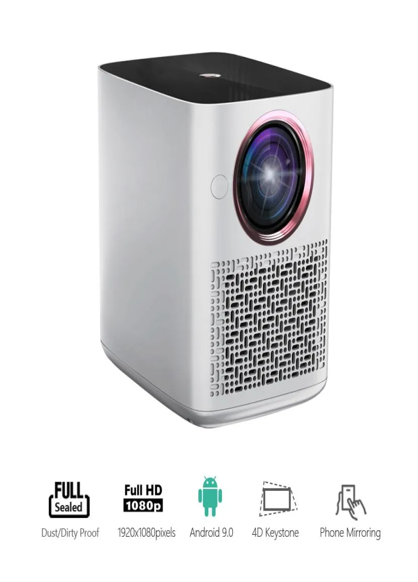Projectors Vivicine Y3 1920x1080 Interactive Android 9 0 Full HD 1080p LED Projector Dust Proof Portable WIFI Video Projetor Beame