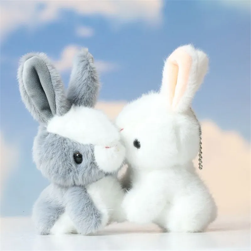Poupées en peluche 14cm peluche longue oreille lapin doux jouets dormir mignon lapin dessin animé animal enfants bébé cadeau d'anniversaire 221125