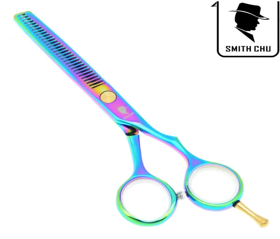55Inch SMITH CHU New Stainless Steel Hair Scissors Hair Thinning Scissors Barber Scissors Barber Styling Tools LZS0032