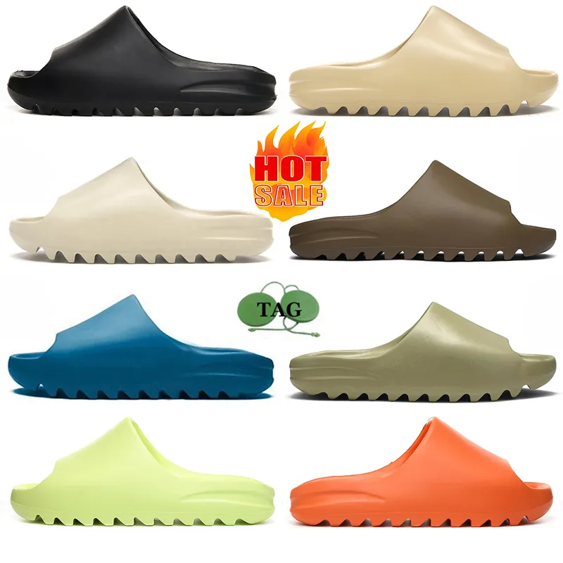 slippers designer dia's sliders sandalen mannen vrouwen ontwerpers sneakers outdoor sandaal schoen Onyx Bone Desert Sand Earth Brown Ochre Flip Flops Trainer Runners 36-47