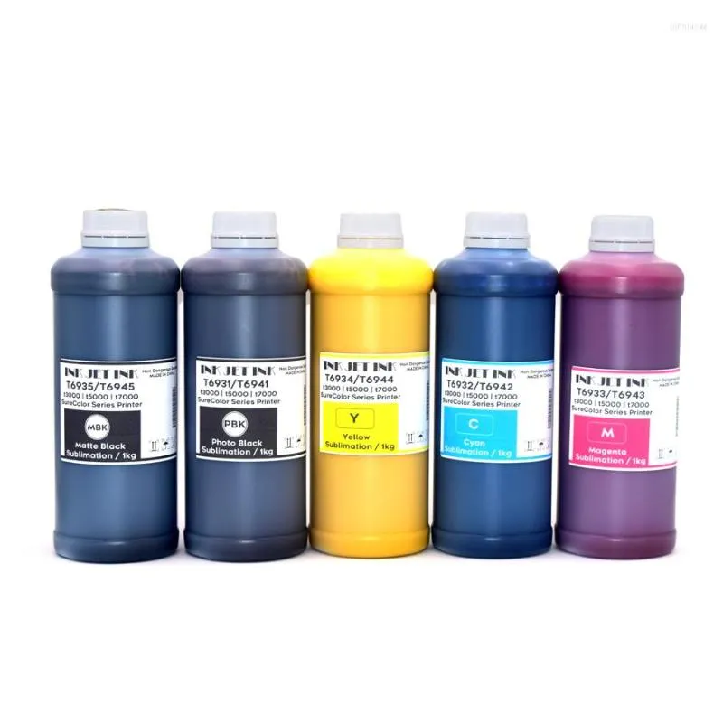 Kits de recarga de tinta Sublimación de 1000ML para impresora SureColor T3000 T5000 T7000 T3200 T5200 T7200