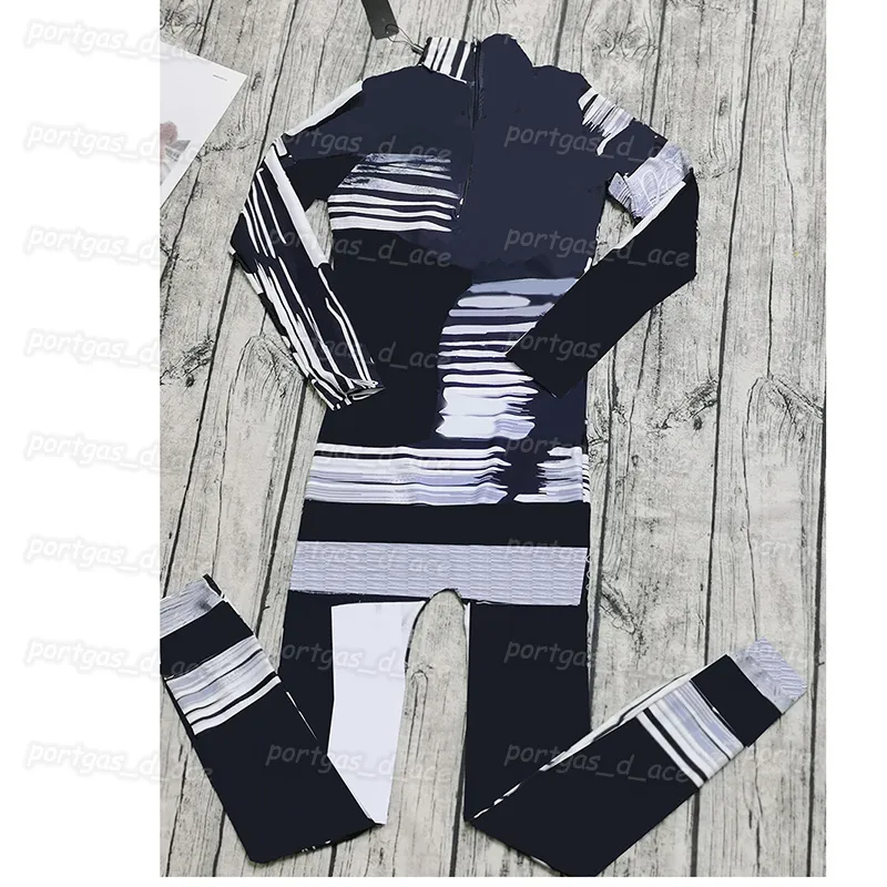 Lyx Kvinnor Rompers Rygg Dragkedja Långärmad Jumpsuit Vintage Fashion Turtleneck Swim Playsuit