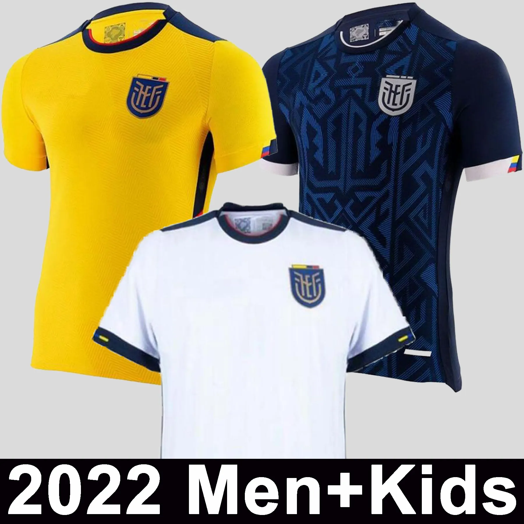 2022 Ecuador World Cup Soccer Jersey 22/23 Home Yellow HINCAPIE J