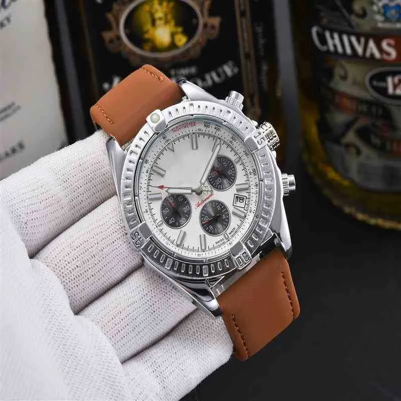 AAAAA Luxusuhren für Herren Mechaniker-Armbanduhr Sechszeiger-Sekundenlauf Vollautomatischer Centennial Herren-Designer-Chronograph 8F61