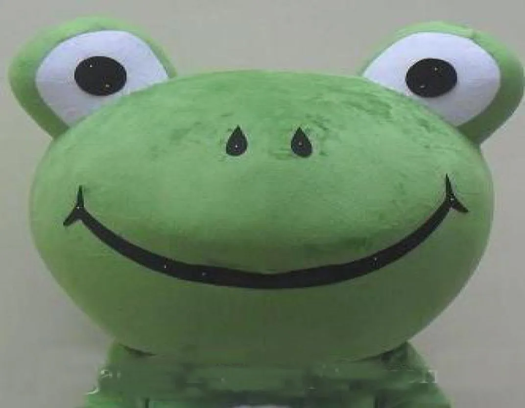 2019 Högkvalitativ djurfett Frog Mascot Costume 012349987391