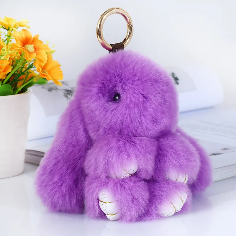 Poupées en peluche Lapin Pendentif Installer Lapin Mort Bijoux Jouet Sac Accessoires Porte-clés Voiture Bébé ornements 14 cm 221125