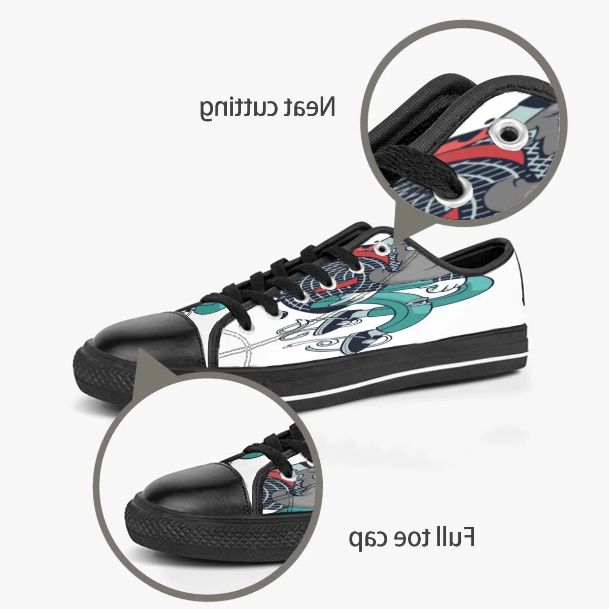 Gai homens mulheres diy sapatos personalizados baixo superior lona skate triplo preto personalização impressão uv tênis esportivos dongwu 173-8