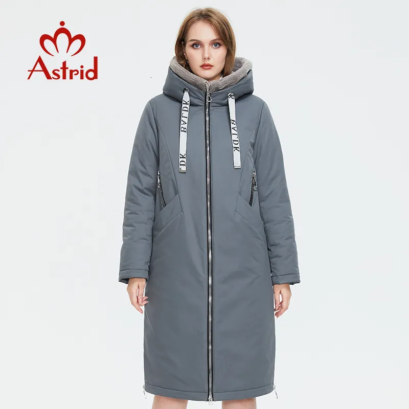 Parkas en duvet pour femmes Astrid parka d'hiver longue décontractée à capuche en fourrure de vison vestes de style minimaliste pour femmes manteau plus taille parkas AT-10089 221125