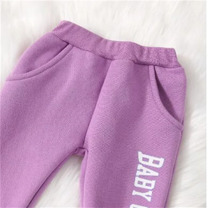 Completi di abbigliamento neonate bambini Tute Felpe con cappuccio ragazza a maniche lunghe Pantaloni Set da 2 pezzi Completi bambini Completi neonati Abbigliamento sportivo bambini