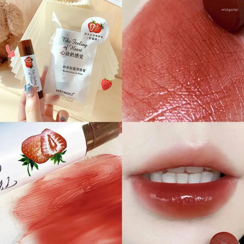 Lip Gloss Fruity Lipstick Moisturizing Colored Makeup Cosmetics Skin Care TSLM1