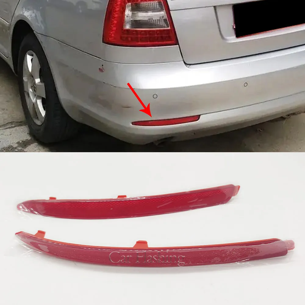 Tail Brake Reflector Stop Signal Lamp For Skoda Octavia A5 A6 2009 2010 2011 2012 2013 2014 Car Accessories Rear Bumper Light