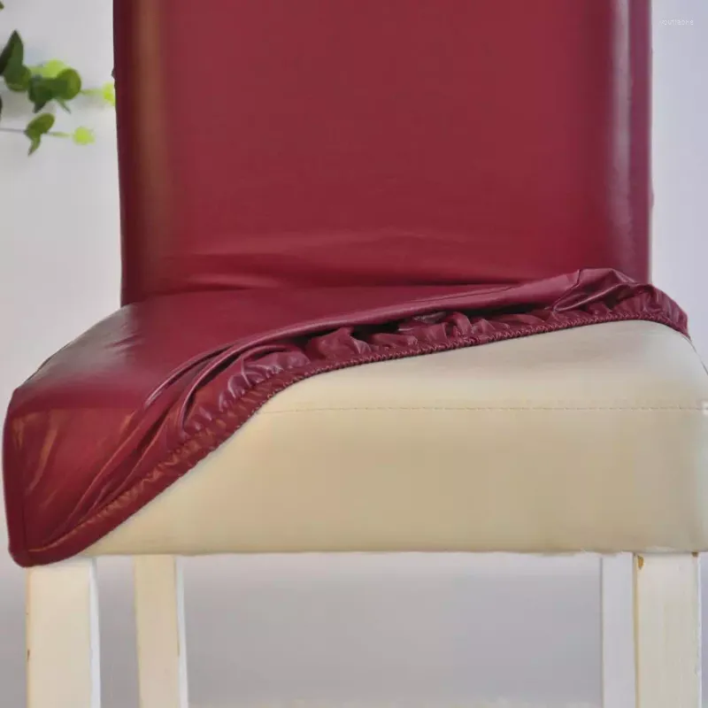 Крышка стулья крышка Spandex Водонепроницаемое назолочное растяжение кухонные сидень