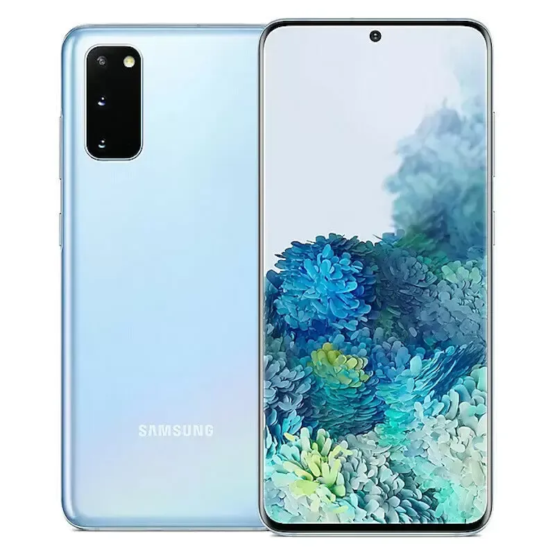 Remis à neuf Samsung Galaxy S20 G981U G981U1 128 Go 12 Go Téléphone portable d'origine débloqué Octa Core 6,2" Android 10, évolutif vers Android 13