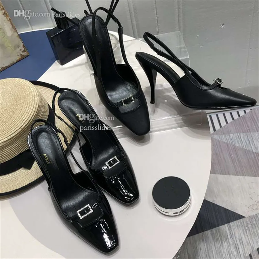 Top Quality Dress Shoes Designer Leather High Heels Stylish Women Wedding Party Sexy Heel Sandals Woman Pumps ASDD