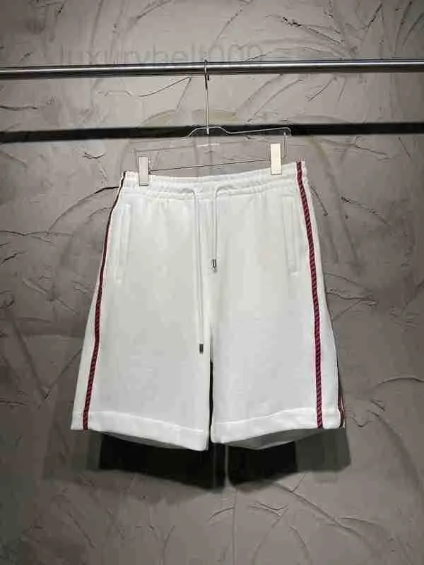 Herr shorts designer testade Gs nya sommar 22-årig stil av hög kvalitet broderad randig capris tvådelad kostym tidigt hösten mt4w
