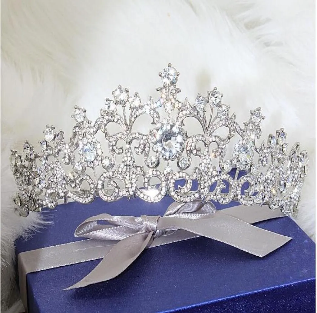 Snow Queen Crown Tiaras Wedding and Party Hair Jewelry pode estilizar vestidos de quinceanera de quinceanera.