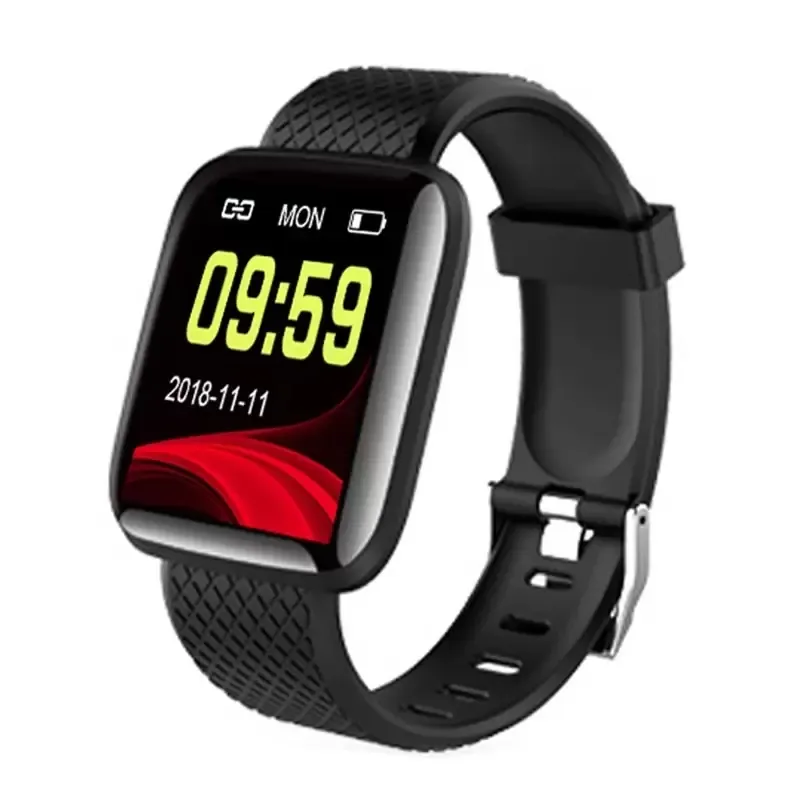 116Plus horloges Nieuwe fitness tracker pols armband Band Hartslagoproep Bericht Push stappenteller Smart Watch