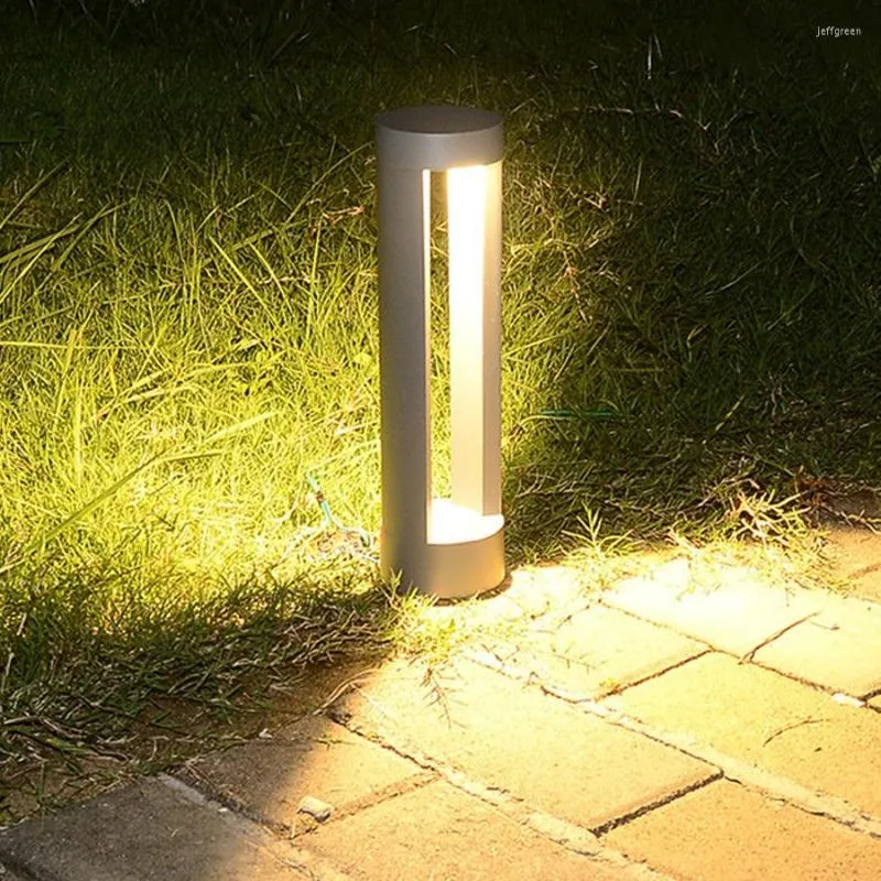 40/60CM Outdoor Stand Pole Column Lawn Light IP54 Waterproof Garden Pillar Lamp Courtyard Pathway Post Bollards