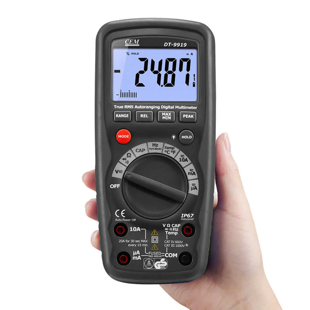 Accurate True Rms Multimeter Professional True RMS Digital Multimeter - Accurate AC/DC Voltage ...