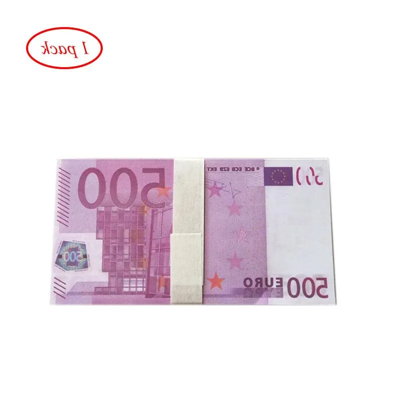 20 Prop 50 copie 10 Party Money argent faux Gifts261e329g notes de jeu billet Wholes euro 100 Collection faux XvqdjBZK2