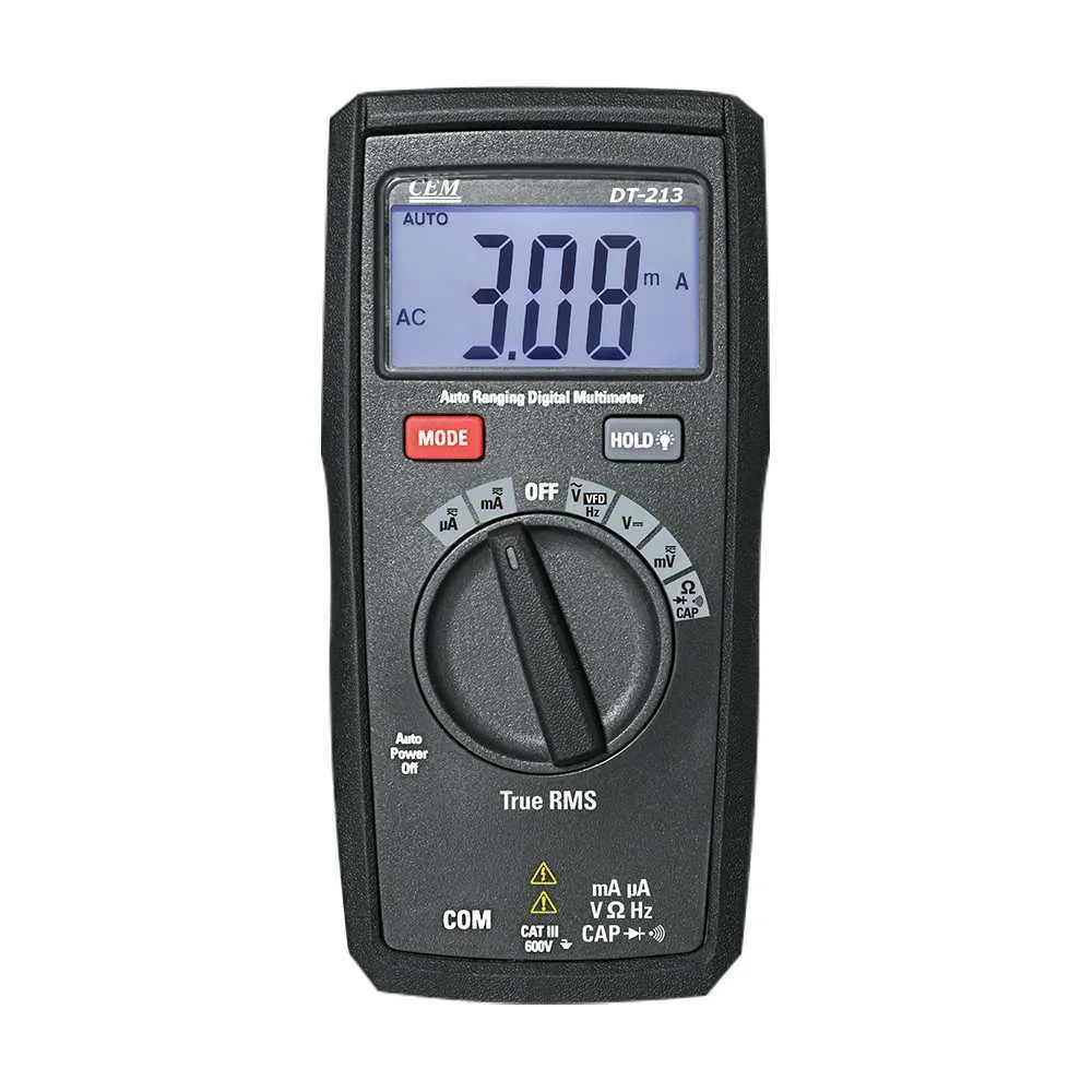 Wholesale CEM DT 213 Pocket Digital Pocket Digital Multimeter With True RMS And VFD Measurement