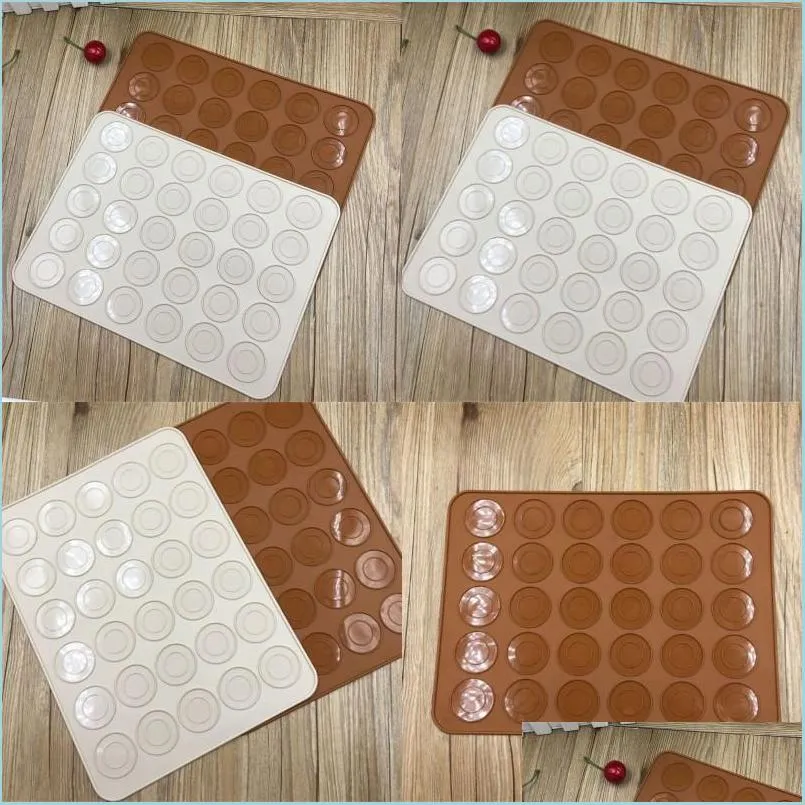 Baking Dishes Pans 30 Hole Sile Baking Pad Oven Aron Nonstick Mat Pan Pastry Cake Tools Vt0227 127 J2 Drop Delivery Home Garden Ki Dhpmi