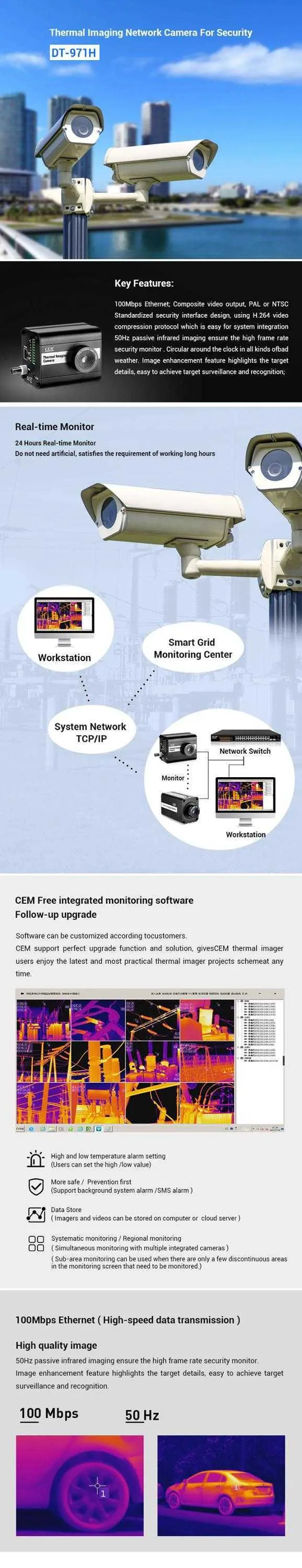 Wholesale CEM DT 971S Thermal Imaging Camera Straps System With 24h