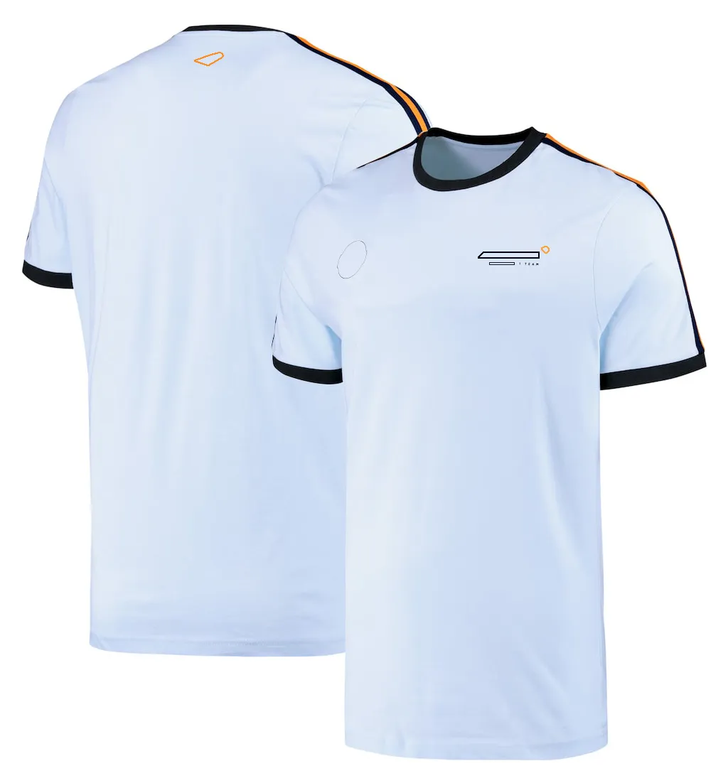 Costume de course F1, nouveau T-shirt de pilote d'équipe, T-shirt personnalisé à manches courtes et col rond pour hommes