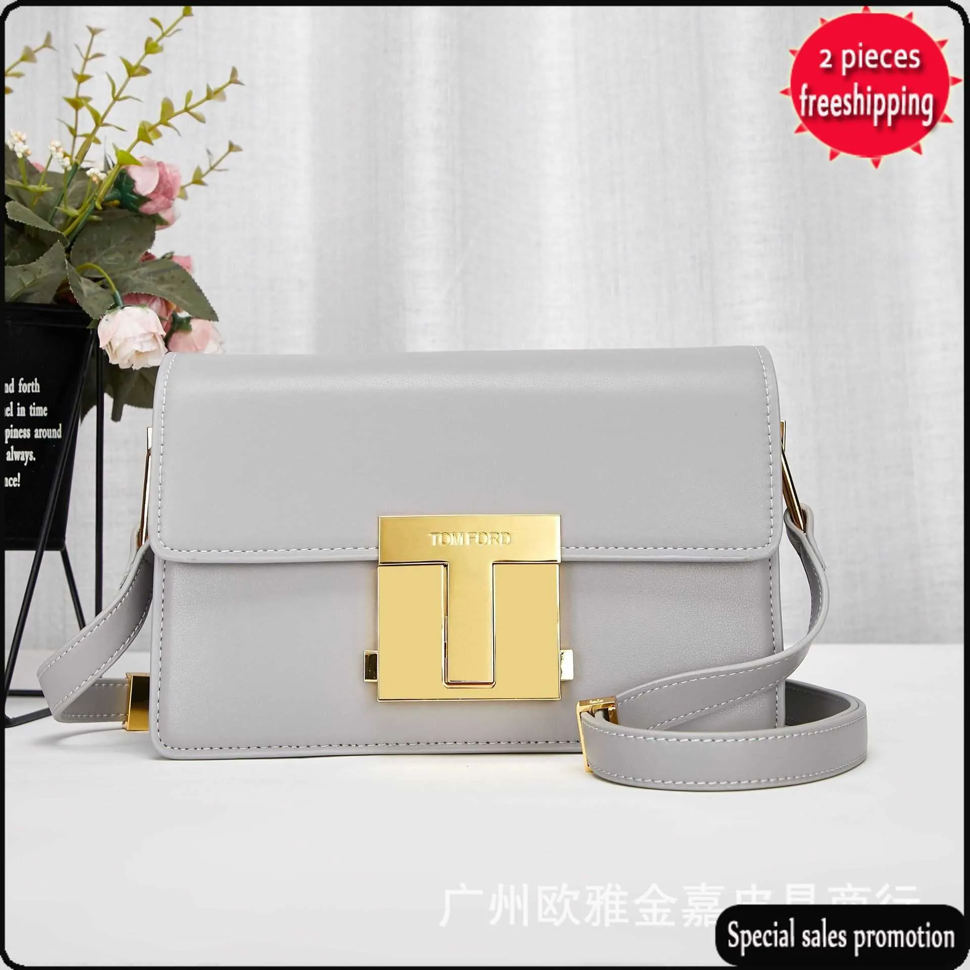 Wysokiej jakości luksusowe designerskie torby Lady's Nowy skórzany moda damska duża sprzęt złota