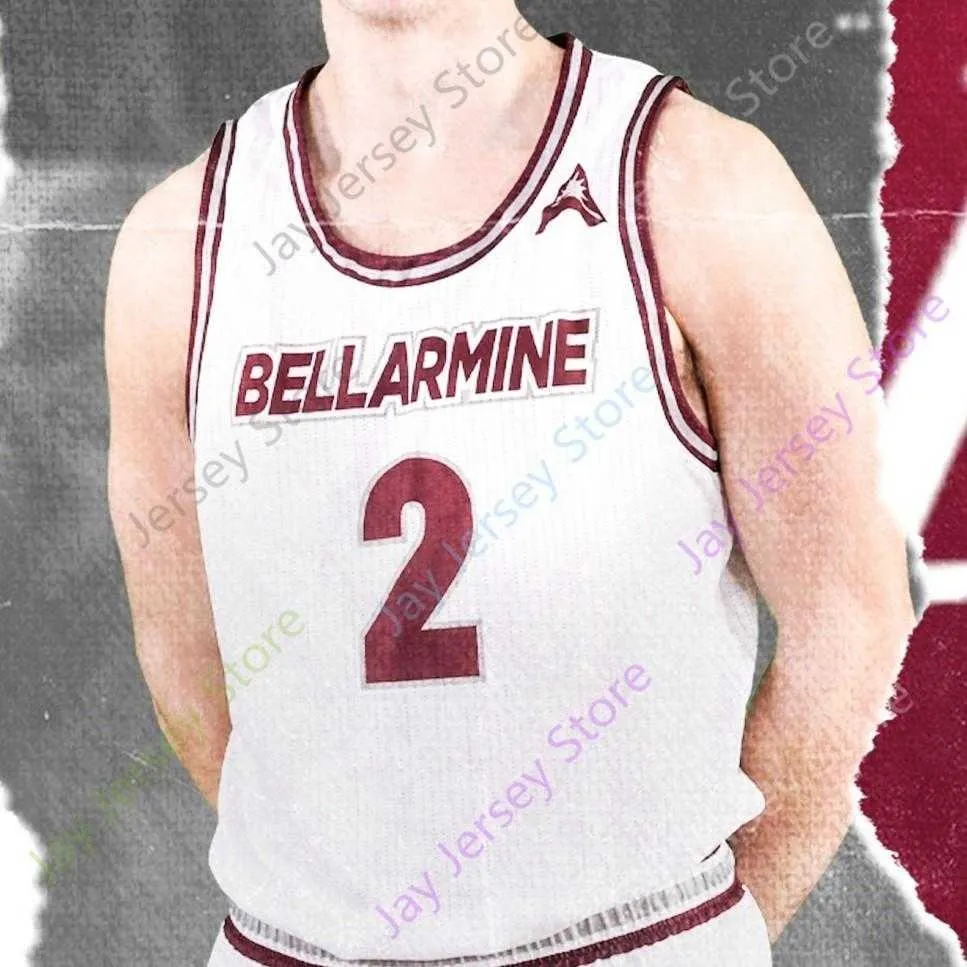 Custom Bellarmine Knights Basketball Jersey NCAA College Dylan Penn Ethan Claycomb Pedro Bradshaw Alec Pfriem Nick Thelen Juston Betz New