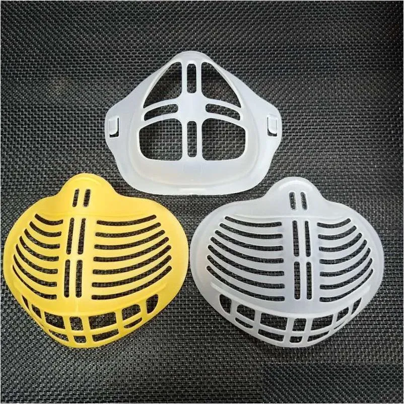 Designer Masks 4 Styles 3D Mask Bracket Protection Support för att förbättra andningen smidigt innehavare Tillbehör 27 M2 Drop Delivery Hom Dhdxz