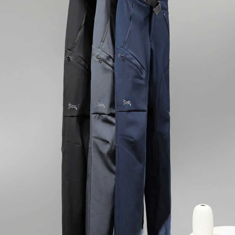 デザイナーパンツメンズソフトシェル刺繍ぬいぐるみ屋外防水ハイキングスウェットパンツファッション女性スラックス5945