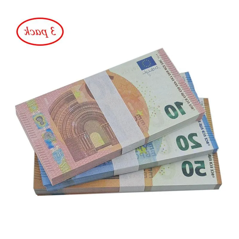 20 prop 50 cópia 10 festa dinheiro falso presentes261e329g notas de jogo boleto inteiros euro 100 coleção falsa xvqdjJN7F