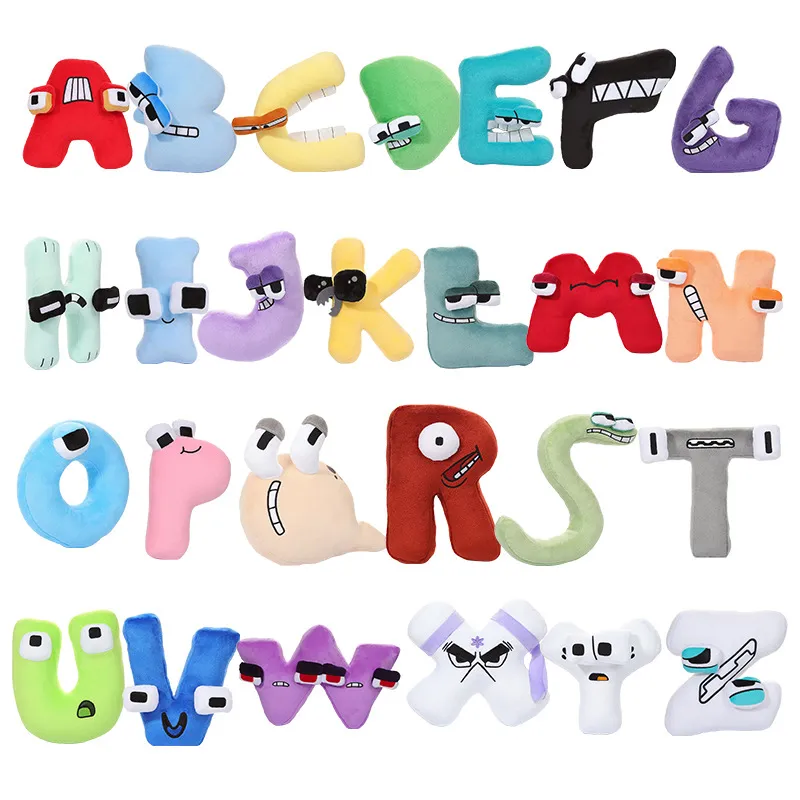 Alphabet Lore Y Plushies Stuffed Animal Dolls, Funny Educational Letter  Toys 