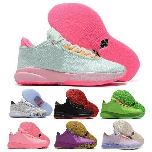 Lebrons 20 Basketball Shoes 20s XX Time Machine Violet Frost Vivid