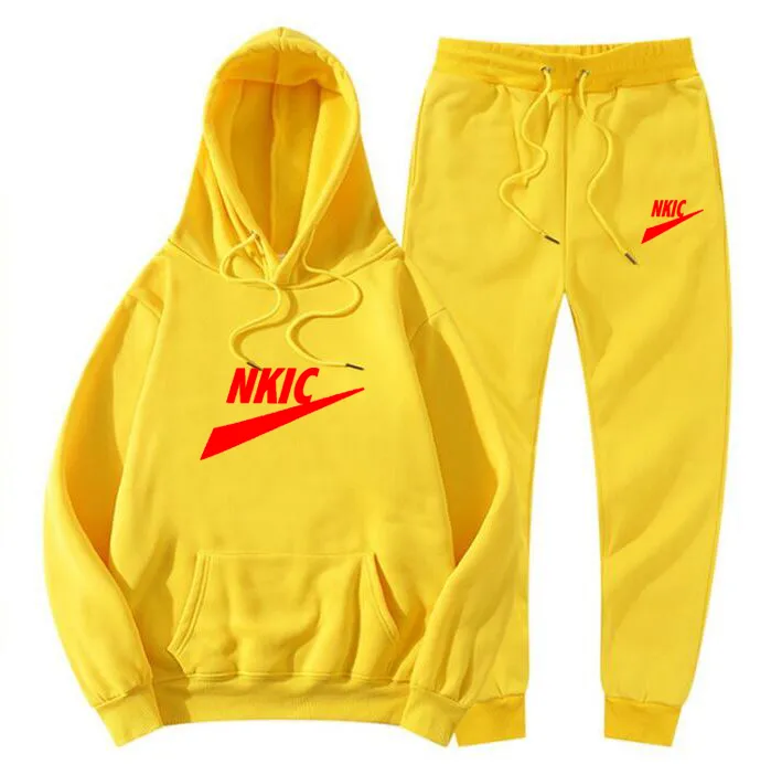 Sudaderas con capucha para hombre Conjuntos de chándales Hip Hop Color sólido Vellón Cálido Puños roscados Elasticidad Moda Púrpura Ropa deportiva Sudadera con capucha informal