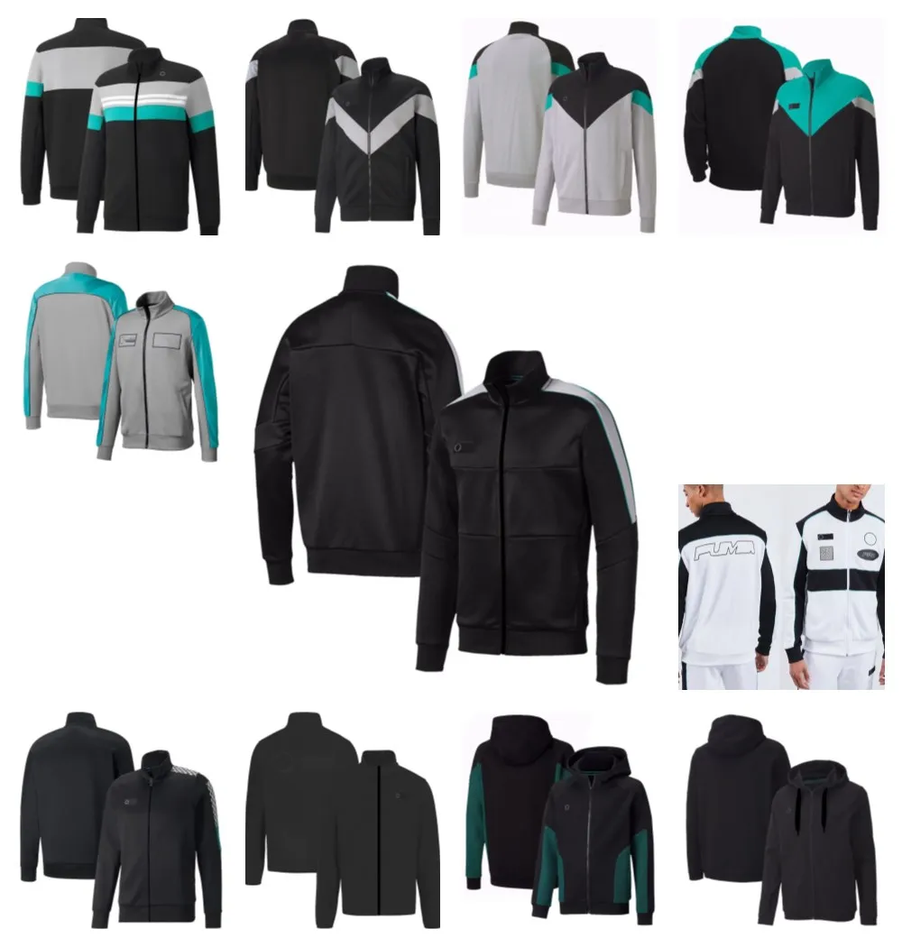 Offizielle F1-Teamuniform. Herren-Formel-1-Rennjacke, lässige Sport-Reißverschlussjacke