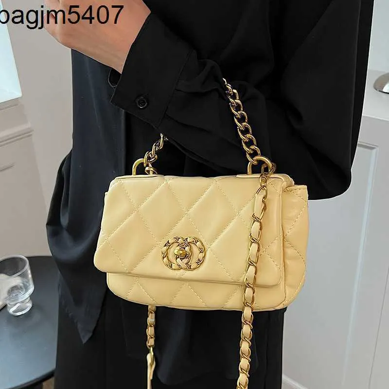 Lingge borduurwerk small tas dames 2023 zomer nieuwe ketting crossbody populair zalig Koreaans handheld square