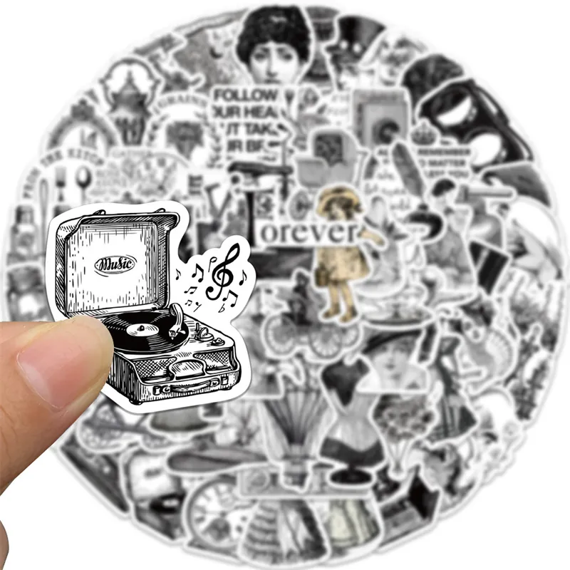 Antico Stile Cinese Adesivi Stickers per Scrapbook Valigie Bagagli Skateboard Casco Laptop